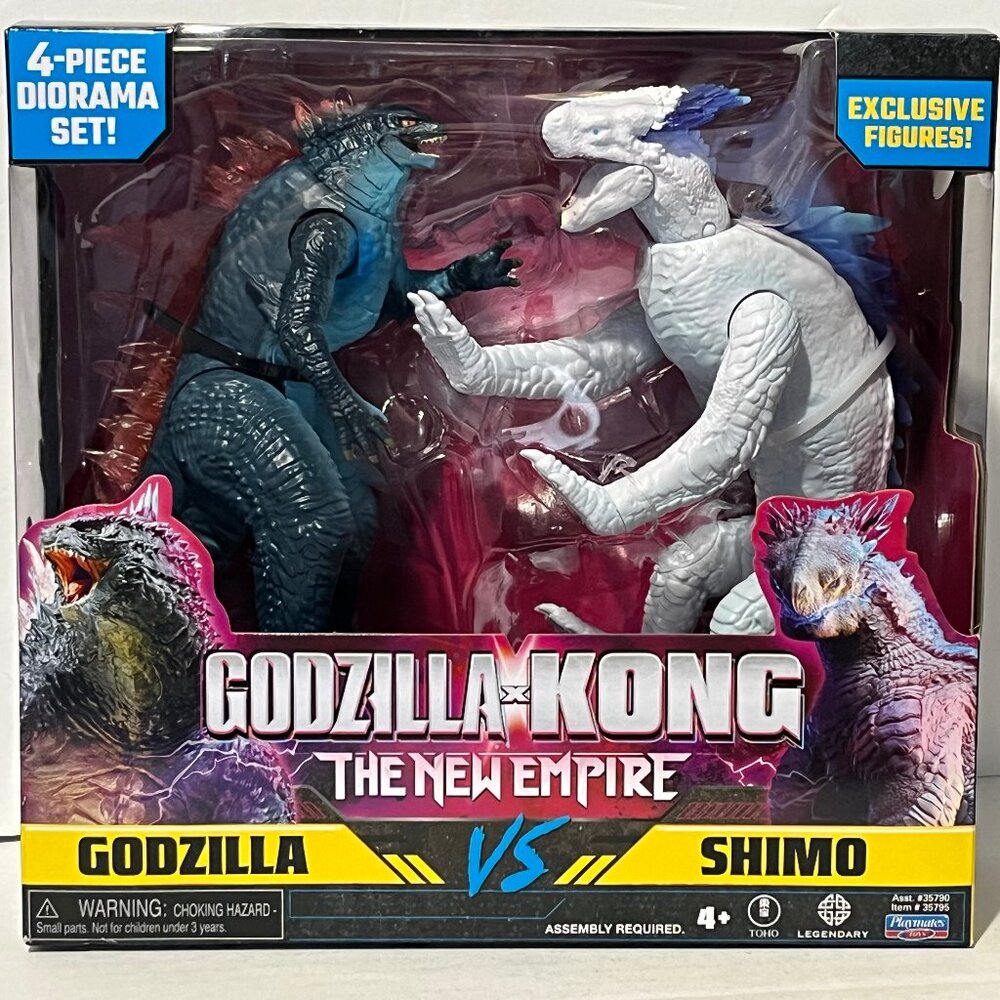 Godzilla x Kong The New Empire - Godzilla vs Shimo 2 PACK Action Figures